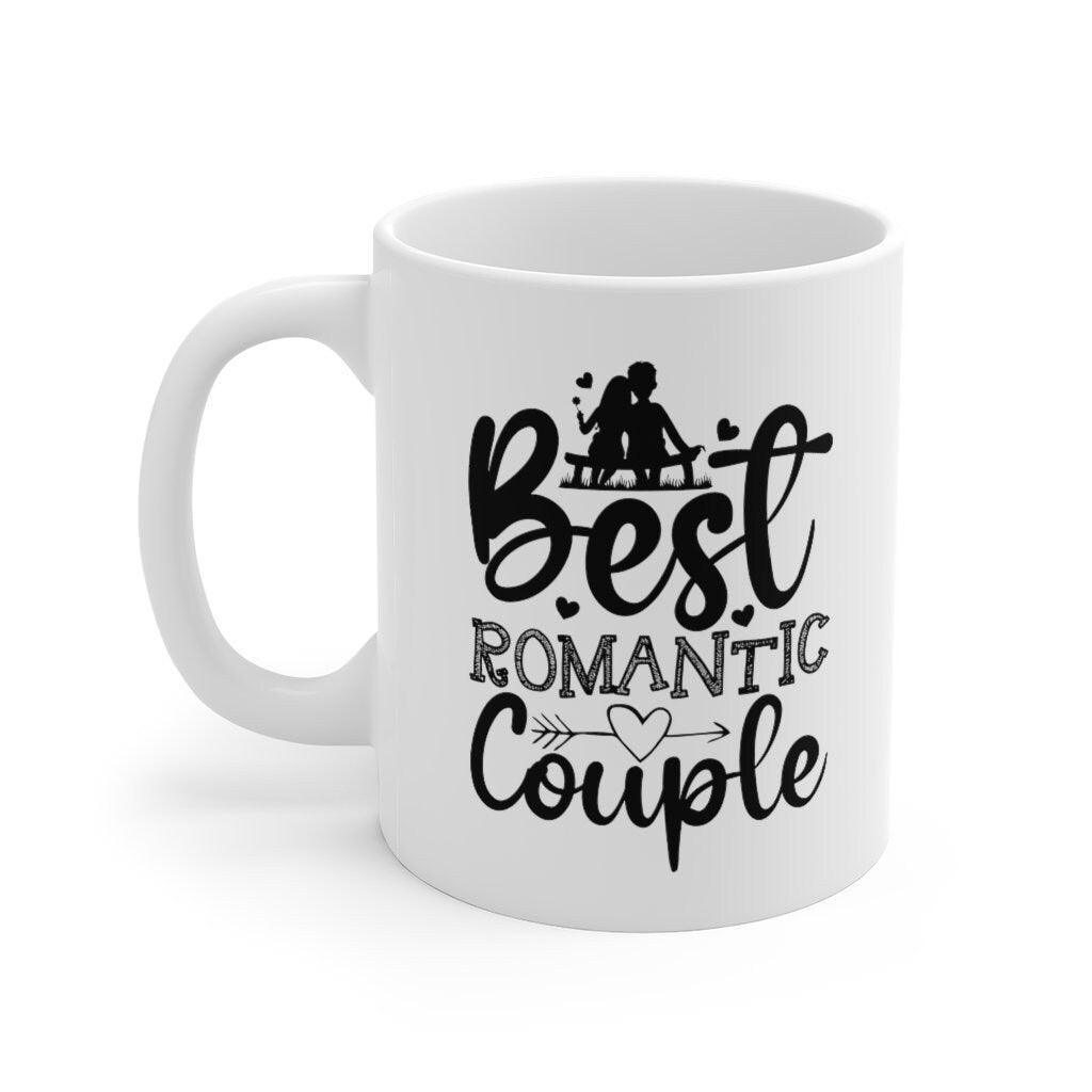 Best Romantic Couple Mug, Lovers matching Mug, Gift for Couples, Valentine Mug, Boyfriend / Girlfriend Mug, Cute Mug - 4Lovebirds