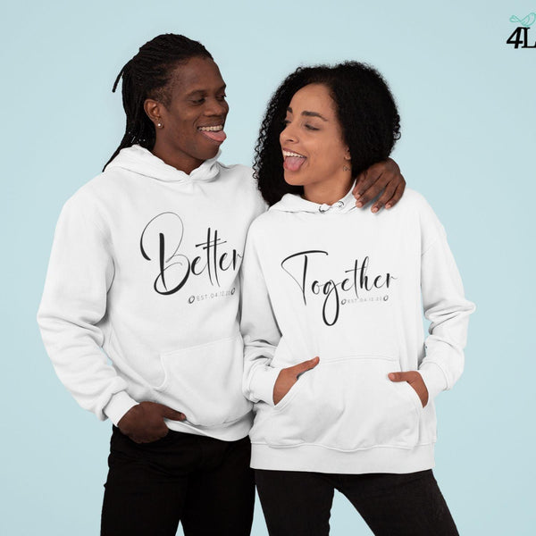 Better Together Custom Matching Outfits for Couples - Ideal Anniversar ...