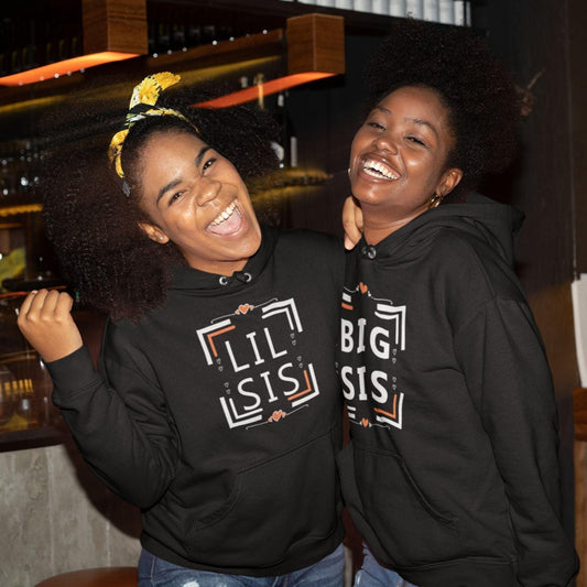 Big Sis and Lil Sis Matching Hoodie, Best Friend Matching Sweatshirts, Best Friend Longsleeves, Besties Gift, Sister Hoodies - 4Lovebirds