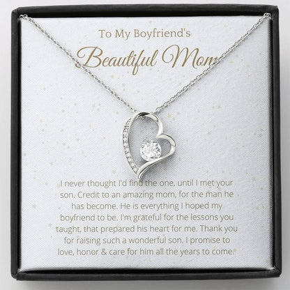 Boyfriend's Mom Lovely Heart Necklace - 4Lovebirds