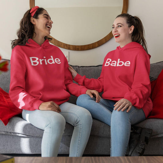 Bride & Babe Bachelorette Party Matching Set: Celebratory Outfits for Bridal Shower Guests and Wedding Mementos - 4Lovebirds