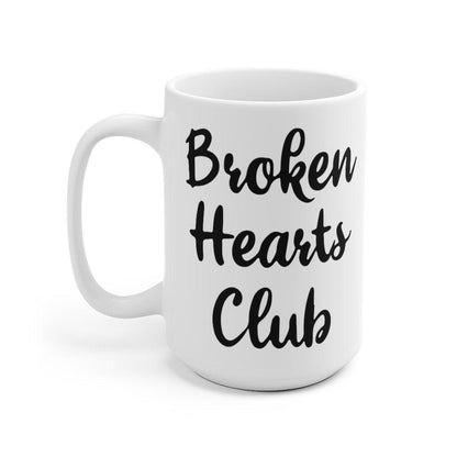 Broken hearts club Mug, Funny Couple Mug, Joke Mug, Boyfriend / Girlfriend Mug Valentine Mug, Romantic Mug - 4Lovebirds