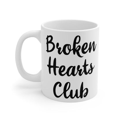 Broken hearts club Mug, Funny Couple Mug, Joke Mug, Boyfriend / Girlfriend Mug Valentine Mug, Romantic Mug - 4Lovebirds