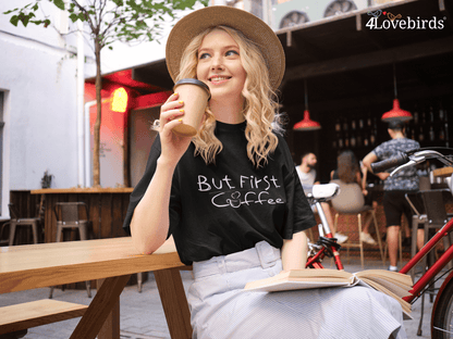 But First Coffee Hoodie, Coffee Lovers Shirt, Coffee Shirt Women's, Funny Coffee Shirt, Coffee Before Talkie, Coffee TShirt, Gift for Friend - 4Lovebirds