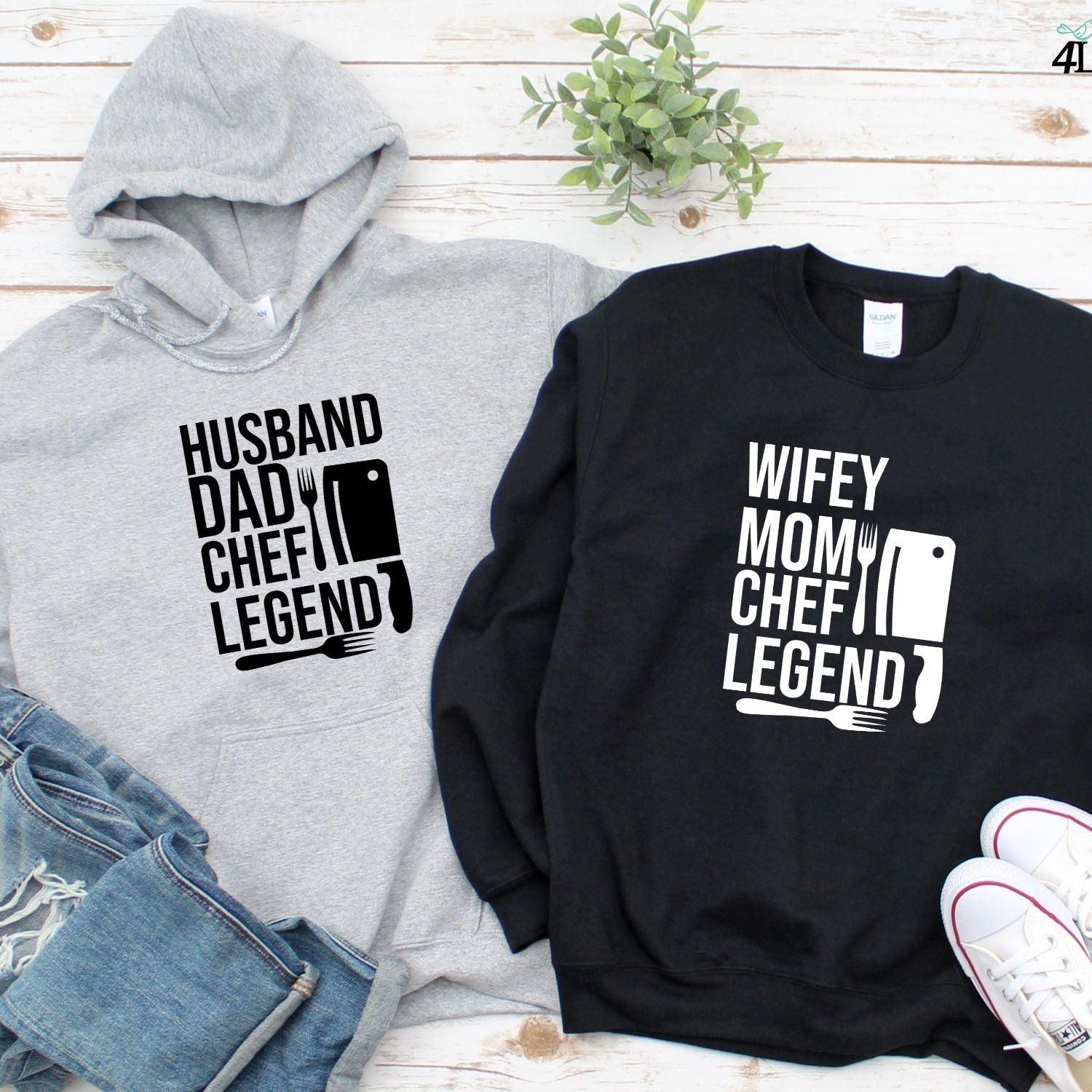Chef Legend, Husband/Wife, Dad/Mom: Fabulous Family Matching Outfits Set - 4Lovebirds
