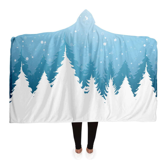 Christmas Blanket Hoodie - Winter Gift for Christmas, Cozy Blanket for Friends and Family, Christmas Movie Watching Blanket Soft - 4Lovebirds
