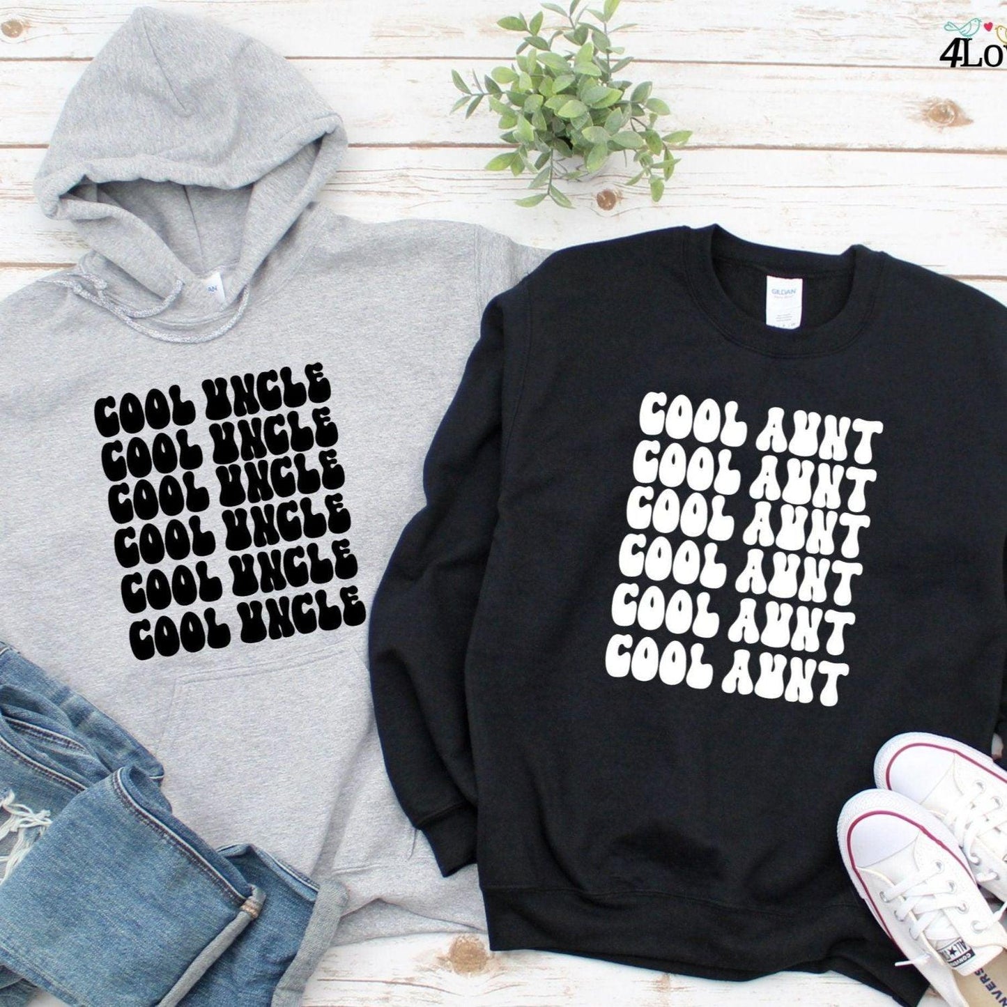 Cool Aunts & Uncles Matching Outfits: The Ideal Present for Siblings & Aunties! - 4Lovebirds