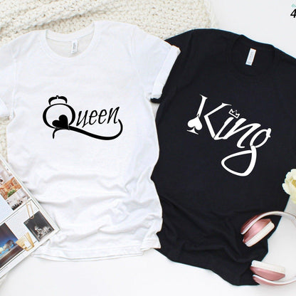 Couple Matching Set: King & Queen - Unique Relationships Gifts for Her & Him - 4Lovebirds