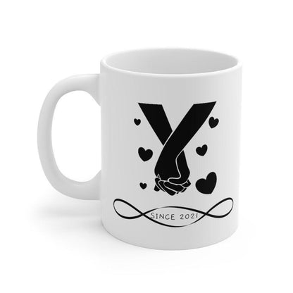 Couple Mugs, Couple Gifts, Matching Mugs, Boyfriend Gift, Girlfriend Gift, Custom Couple Gift, Anniversary Gifts - 4Lovebirds
