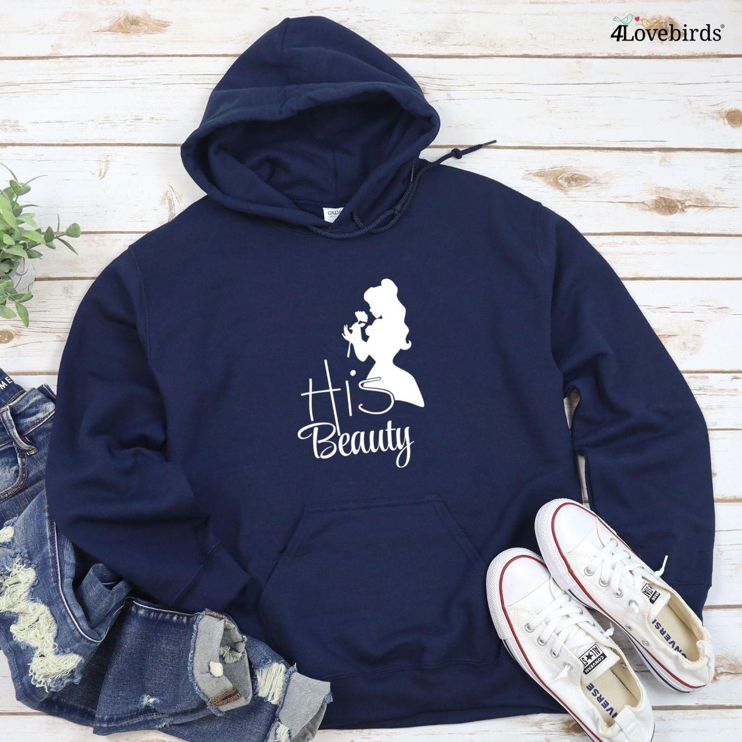 Couples' Delight: His Beauty & Her Beast Matching Outfits - Perfect Gift Idea! - 4Lovebirds