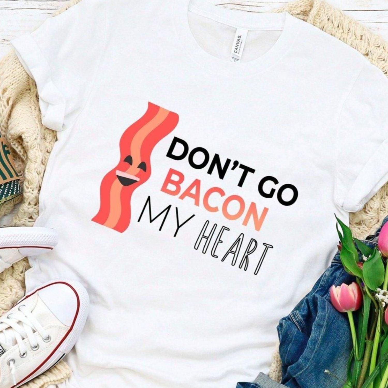 Couples Don't go Bacon my heart/I couldn’t if I fried - Matching Set for Couples - 4Lovebirds