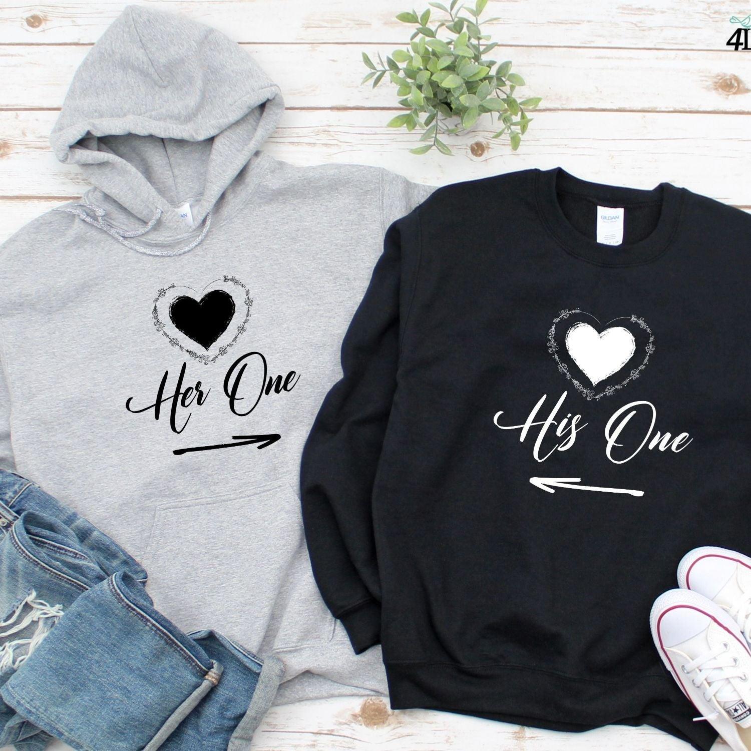 Couples Matching Outfits: Hers One & His One, Perfect Gift for Valentine's Day Lovers - 4Lovebirds