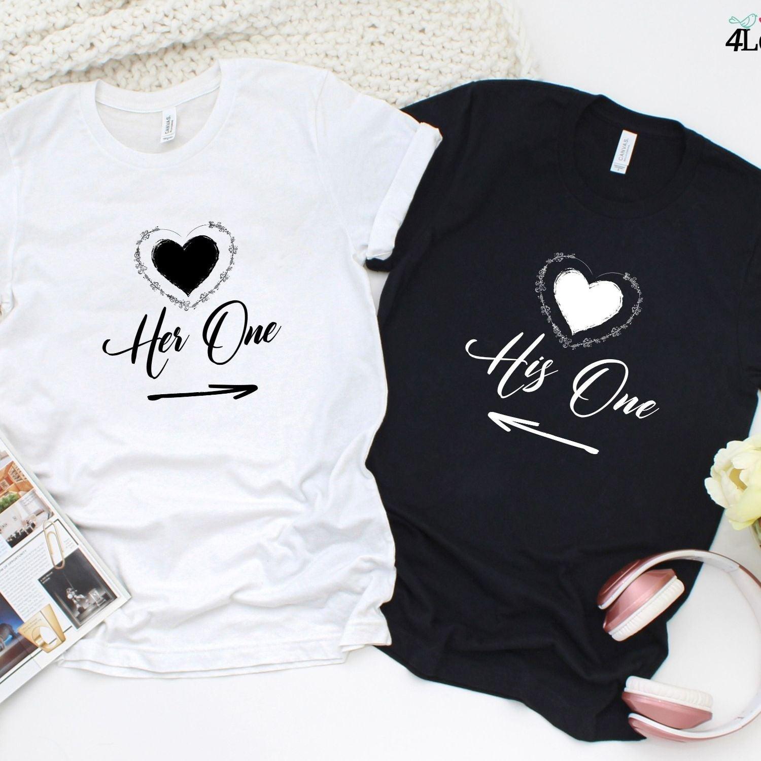 Couples Matching Outfits: Hers One & His One, Perfect Gift for Valentine's Day Lovers - 4Lovebirds