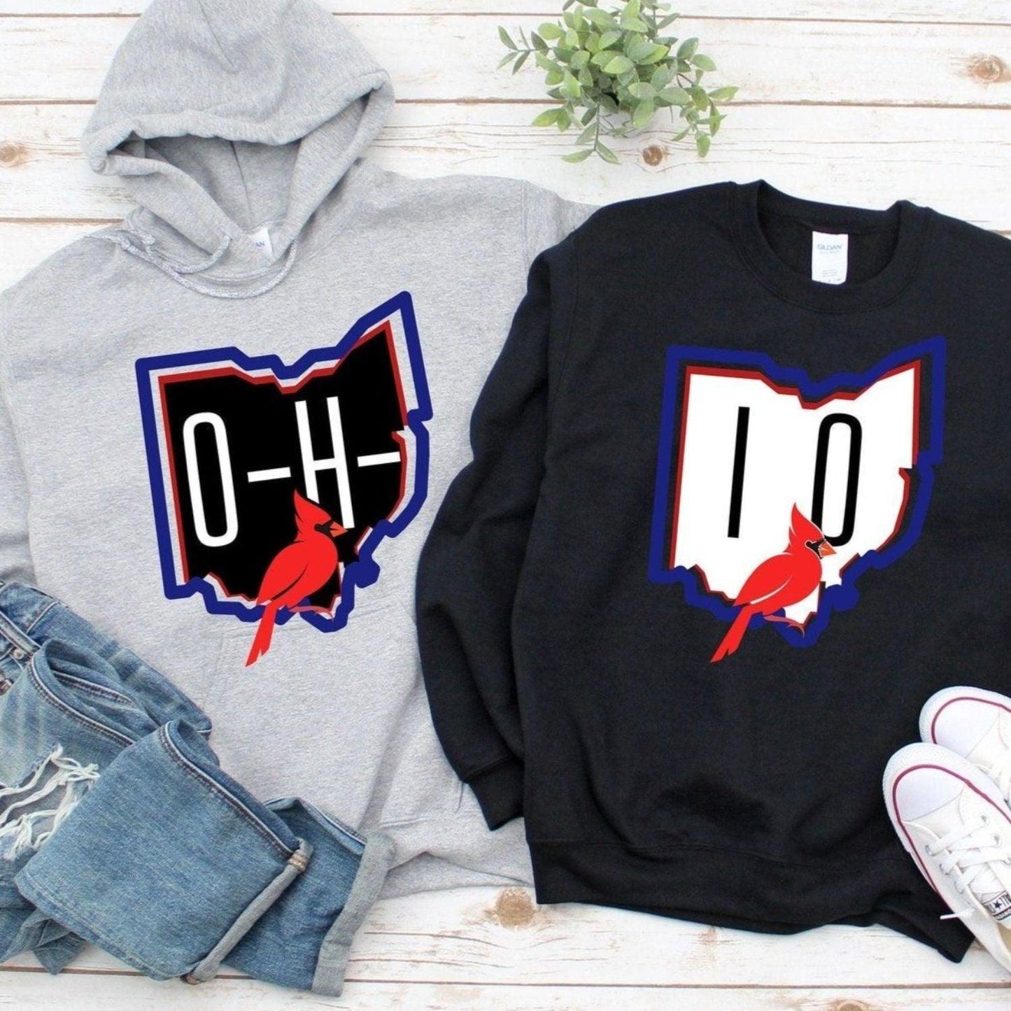 Couples Ohio State Matching Outfits | OH Home State Gift | Friends/Anniversary Gift - 4Lovebirds