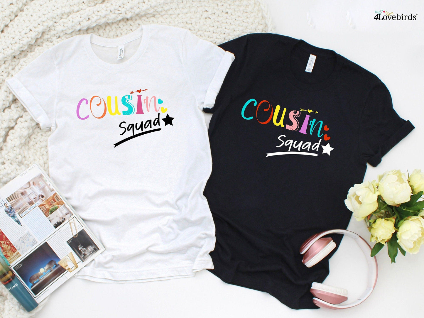 Crazy Cousin Crew Shirt, Family Matching Hoodie, Cousin Squad Team Sweatshirt, Matching Cousin Shirt, Cousin Shirt, Family Birthday Shirts - 4Lovebirds