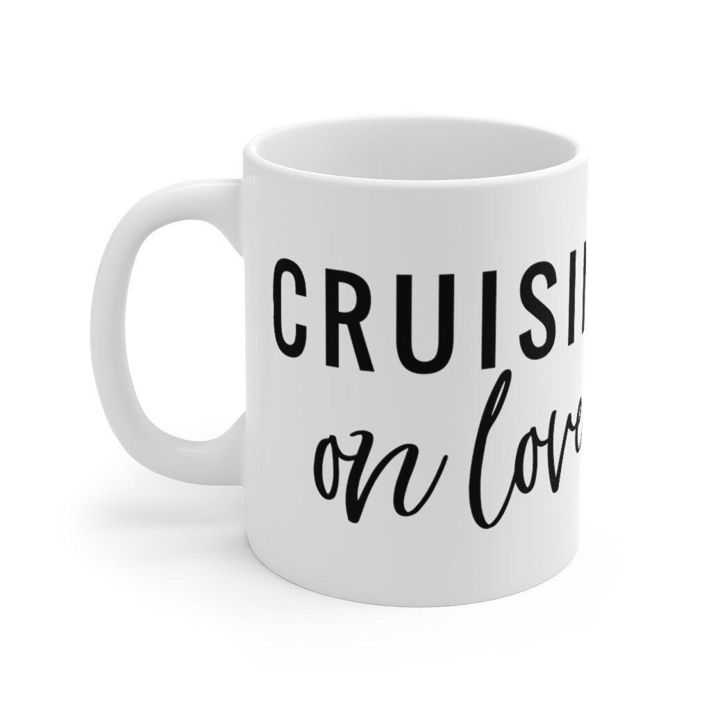Cruisin' on love Mug, Lovers matching Mug, Gift for Couples, Valentine Mug, Boyfriend and Girlfriend Mug - 4Lovebirds