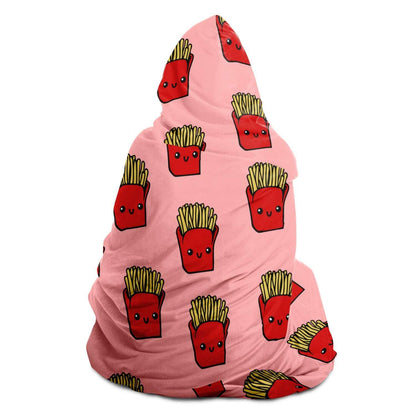 Custom Blanket Hoodie - Happy Fries - 4Lovebirds