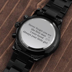 Custom Father’s Day Gift, Engraved Watch For Him, Personalized Groomsmen Watch, Dad Birthday Present, Grandfather Keepsake, Gift For Son - 4Lovebirds