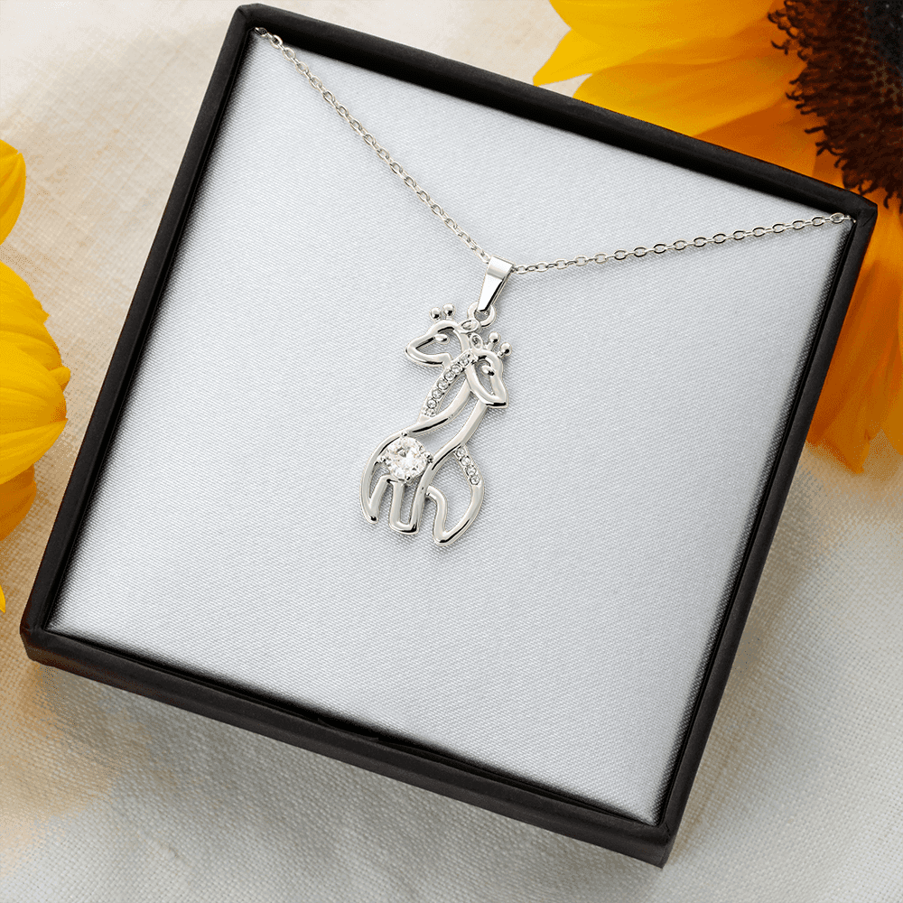 Custom Giraffes Necklace - 4Lovebirds