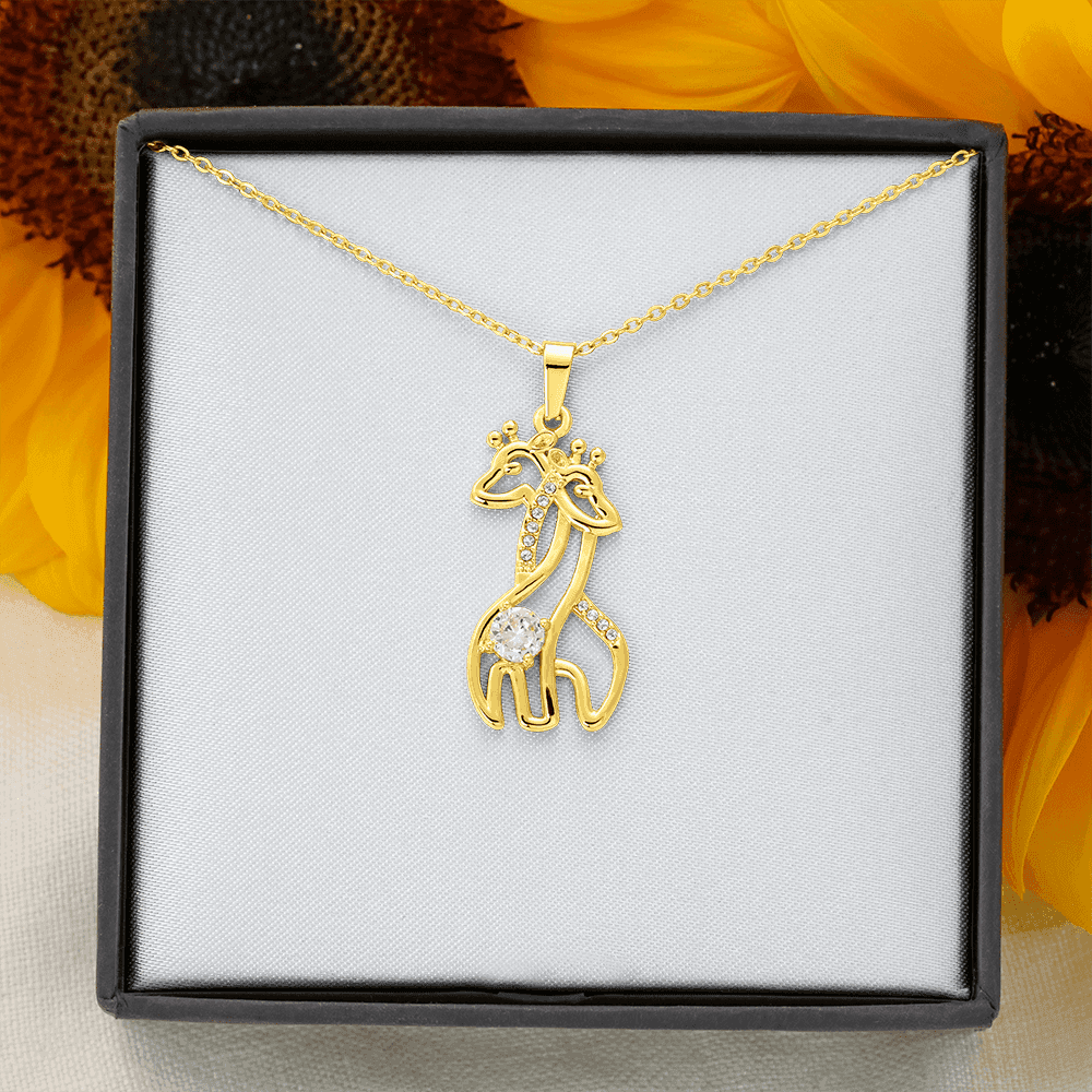 Custom Giraffes Necklace - 4Lovebirds