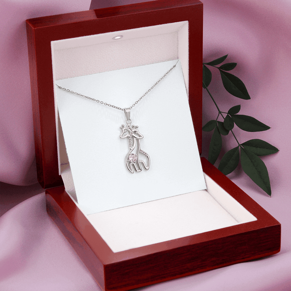 Custom Giraffes Necklace - 4Lovebirds