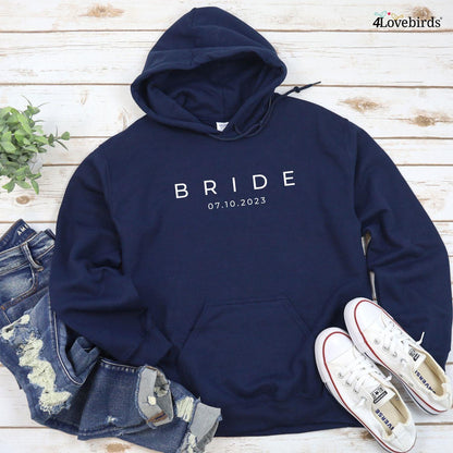 Custom Matching Couple Set: Charming Bride & Groom EST. Ensemble - Ideal Wedding Present - 4Lovebirds