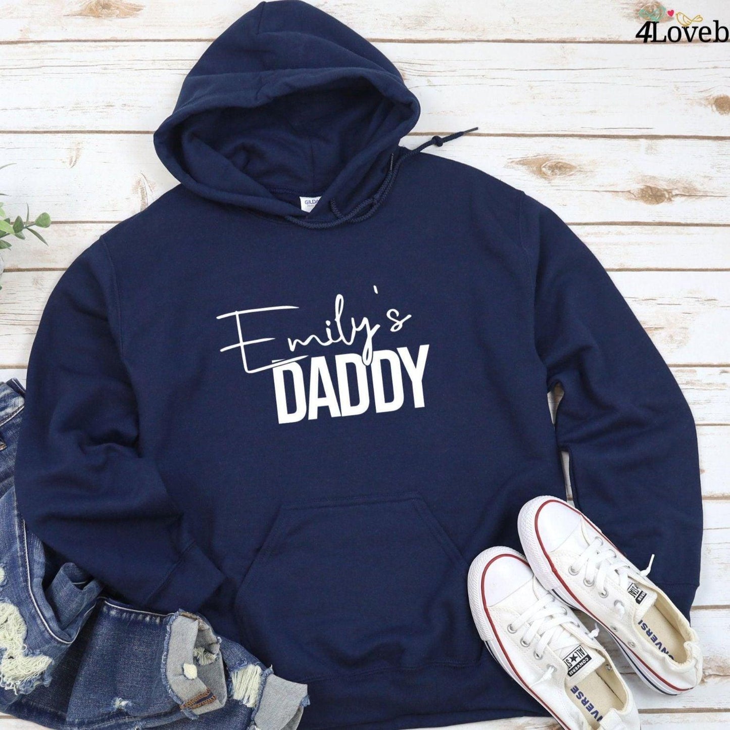 Custom Matching Outfits for Dad & Mom with Kid's Names, Father's Day & New Mom Gifts - 4Lovebirds