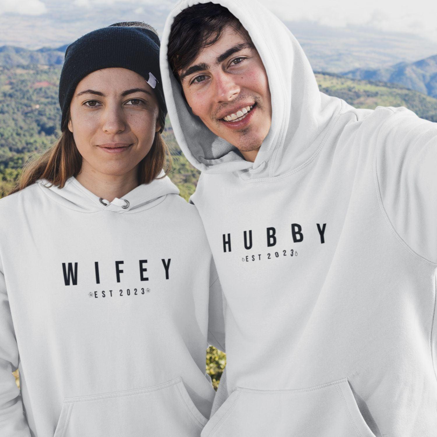 Custom Matching Wifey & Hubby Outfits [Year] - Perfect Gift! - 4Lovebirds