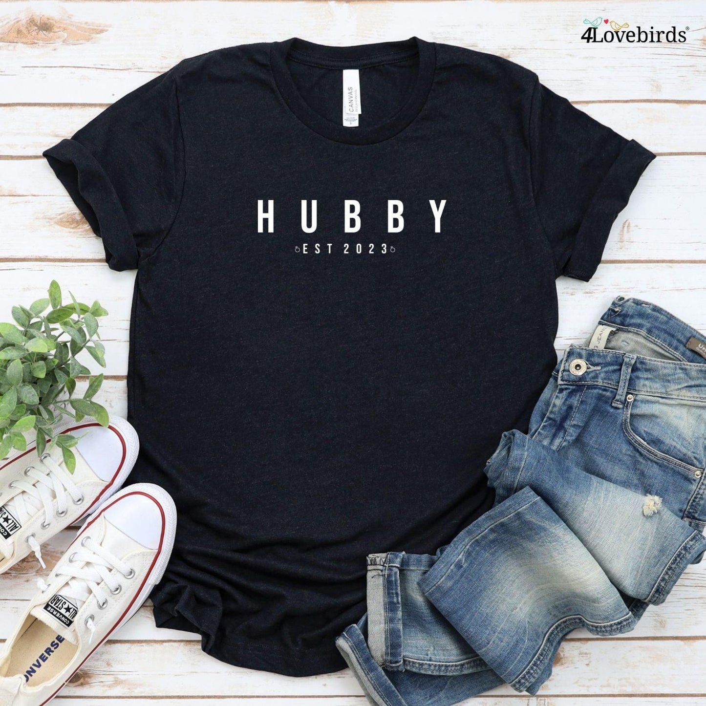 Custom Matching Wifey & Hubby Outfits [Year] - Perfect Gift! - 4Lovebirds