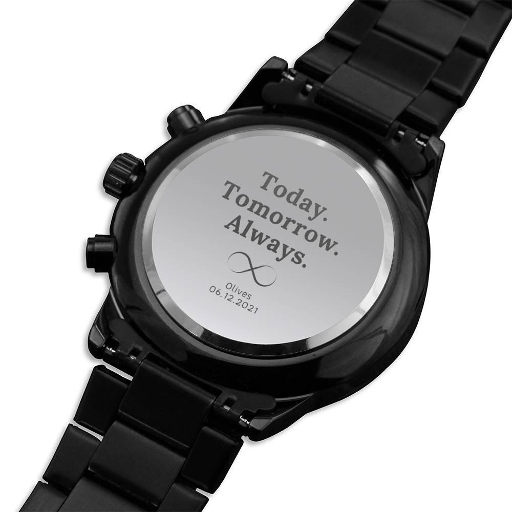 Custom Watch - Wedding gift from Wife - 4Lovebirds