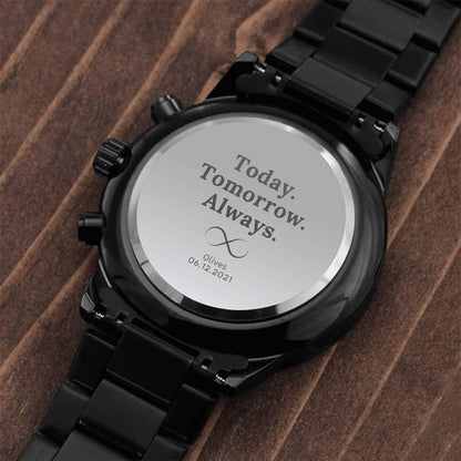 Custom Watch - Wedding gift from Wife - 4Lovebirds