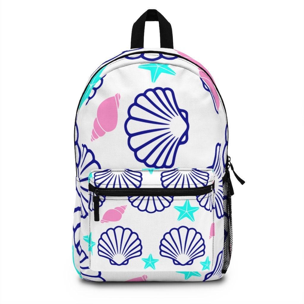 Cute Beach Happy Backpack, College Backpack, Teens Backpack everyday use, Travel Backpack, Weekend bag, Laptop Backpack - 4Lovebirds