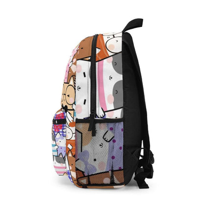 Cute Kawaii Cats Backpack , Teens Backpack, College Backpack everyday use, Travel Backpack, Weekend bag, Laptop Backpack - 4Lovebirds