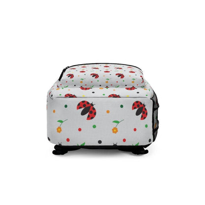 Cute Small Ladybugs Backpack, College Backpack, Teens Backpack everyday use, Travel Backpack, Weekend bag, Laptop Backpack - 4Lovebirds