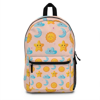 Cute Stars, Sun, Moon and Clouds, College Backpack, Teens Backpack everyday use, Travel Backpack, Weekend bag, Laptop Backpack - 4Lovebirds