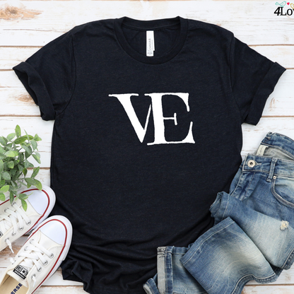 LO VE Valentine's Day Humorous Love Matching Outfits Set for Couples - Perfect Anniversary Gift