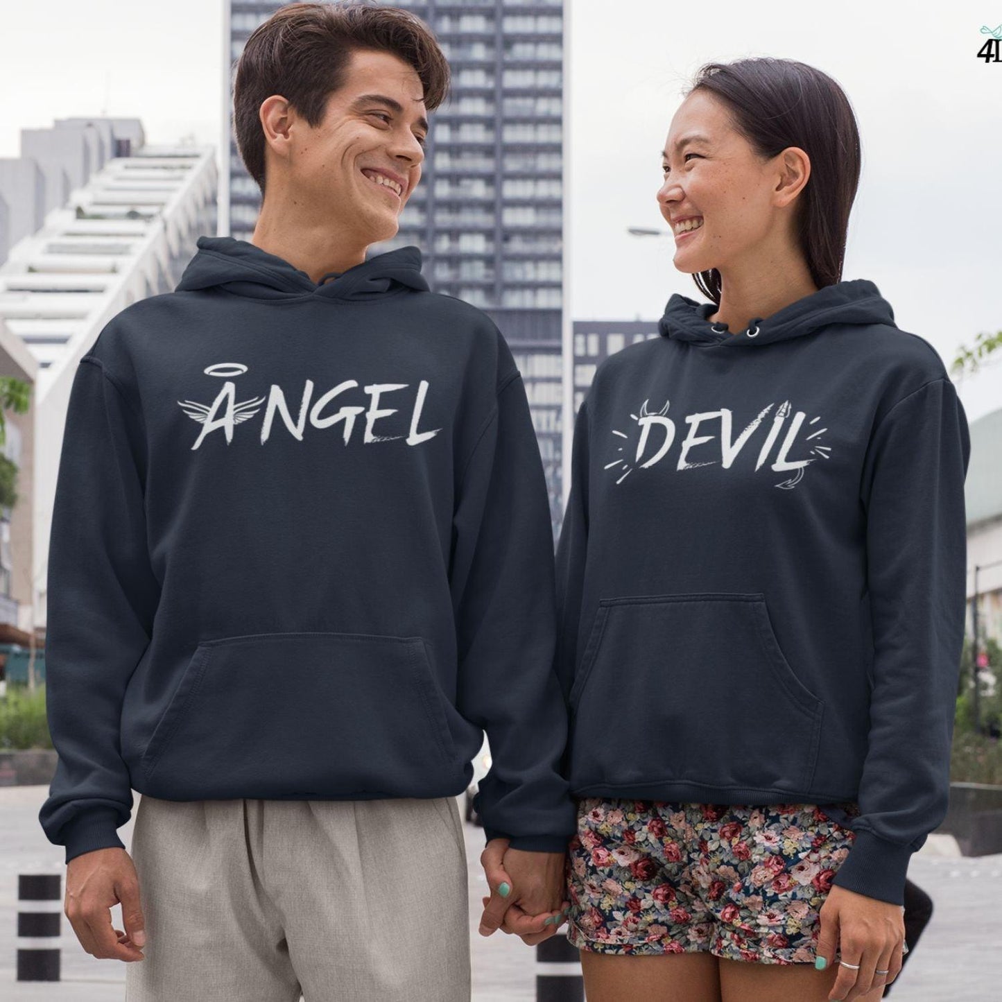 Devil & Angel Matching Outfits: Perfect Valentine's Day Gift for Fun-Loving Couples - 4Lovebirds