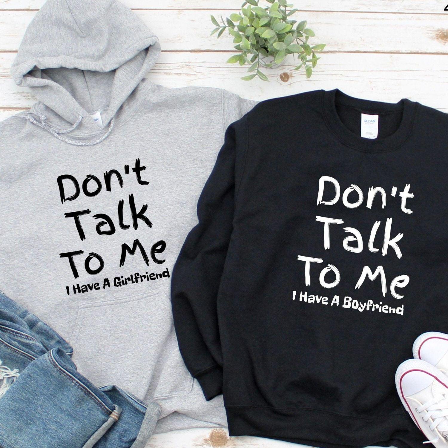 Don't Talk To Me! Matching Outfits for Couples Girlfriend