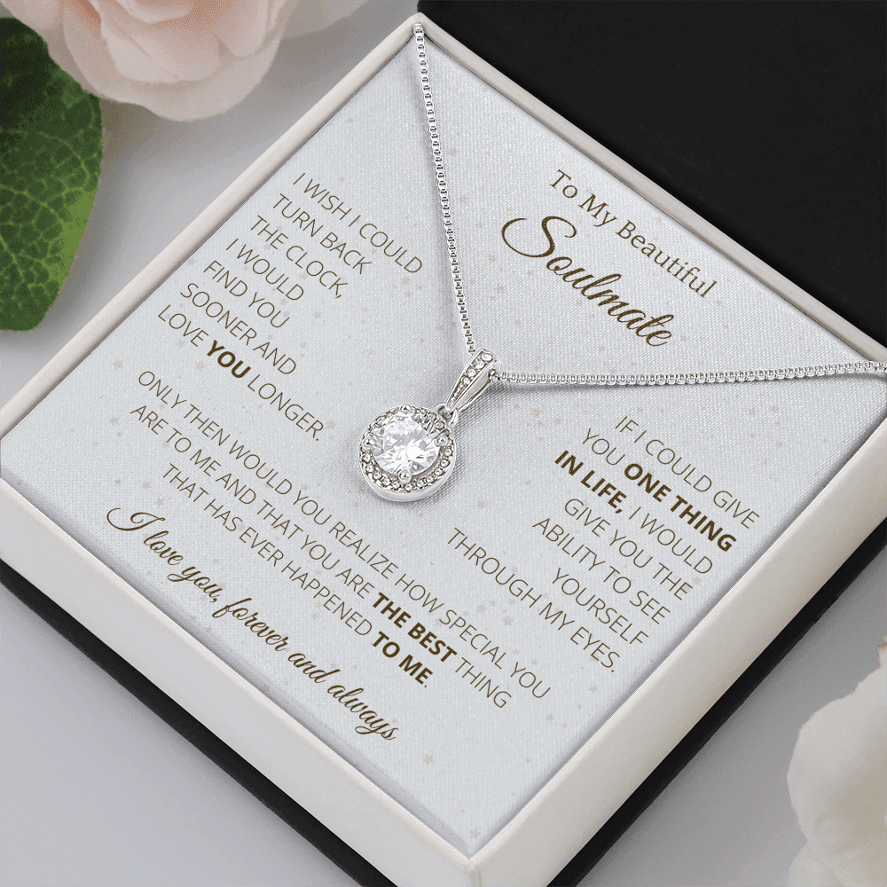 Love You Rose Necklace, Jewelry for Girls