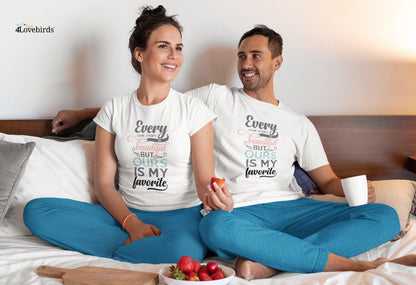 Every Love Story is Beautiful but Ours is my favorite Hoodie, Cute Lovers matching T-shirt, Gift for Couples, Valentine Sweatshirt - 4Lovebirds