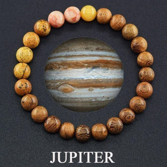 Planet-Themed Couple Bracelets - Universe Energy Matching Beads for Partners