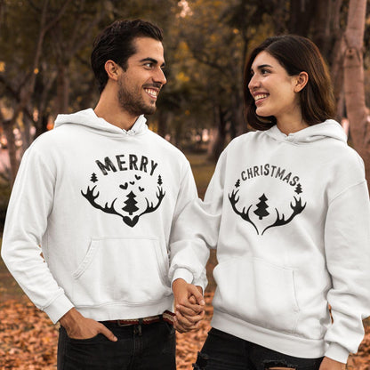 Festive 'Merry & Christmas' Couples Matching Outfits Set - Perfect Holiday Ensemble - 4Lovebirds