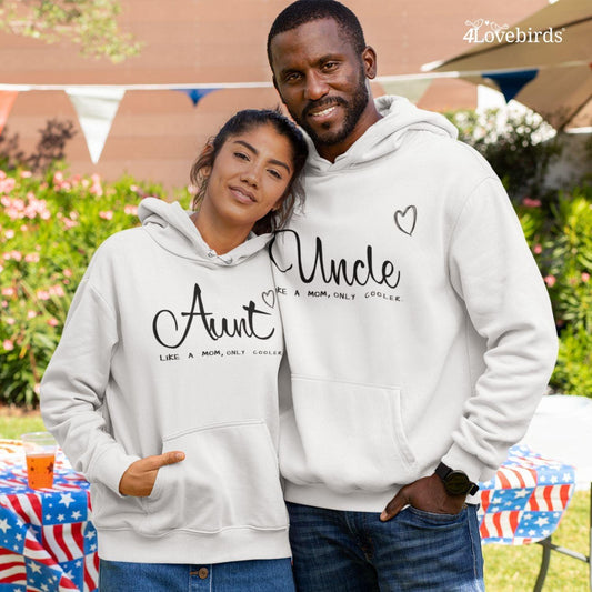 Funny Aunt & Uncle Matching Set - Like Mom, Only Cooler - 4Lovebirds
