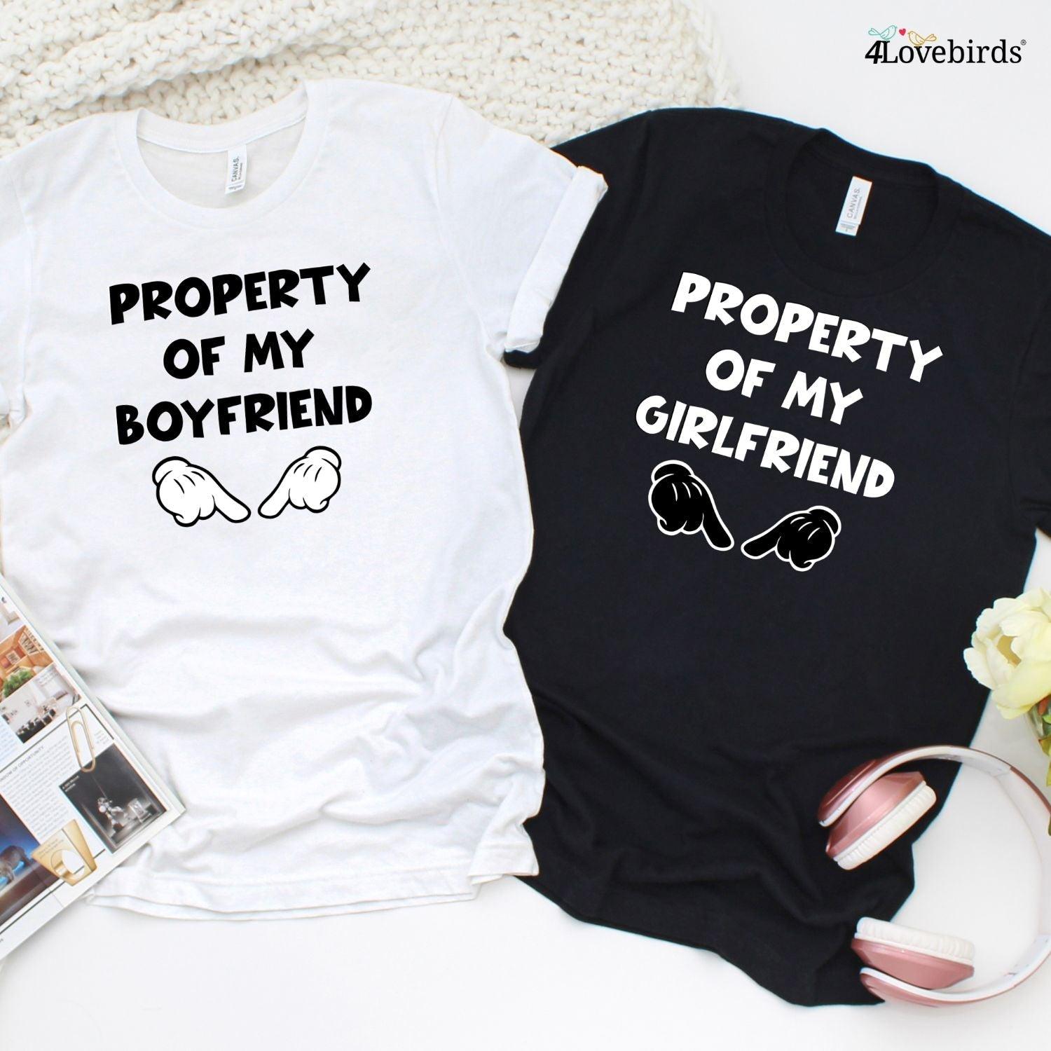 Funny Couple Matching Sets: Property Of My Boyfriend/Girlfriend Outfits - 4Lovebirds