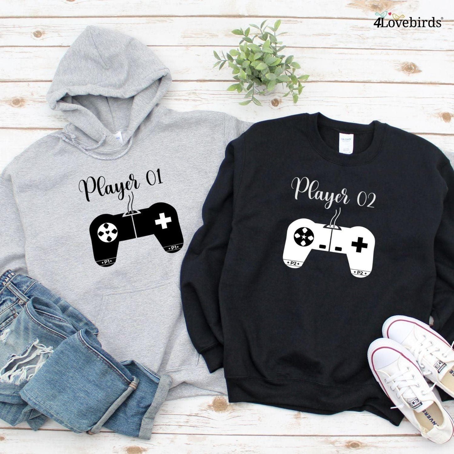 Gamer Couples Matching Set - Perfect for Couple Outfits! - 4Lovebirds