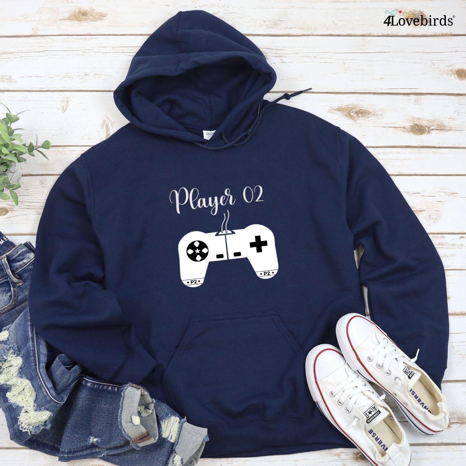 Gamer couple hoodies on sale