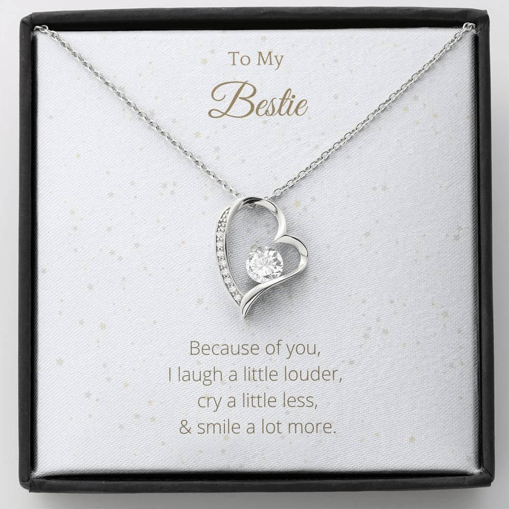 Gift to Best Friend Lovely Heart Necklace - 4Lovebirds