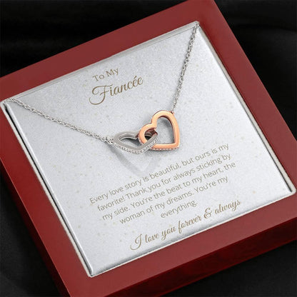 Gift to Future Wife Interlocking Hearts - 4Lovebirds