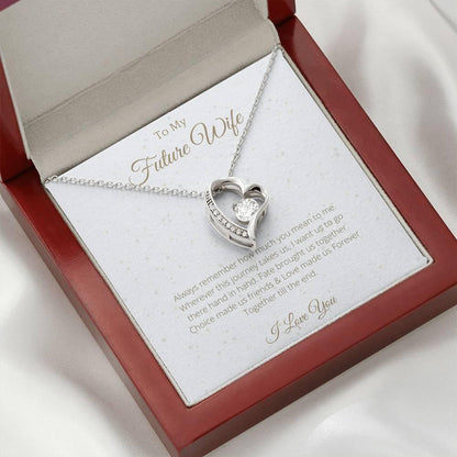 Gift to Future Wife Lovely Heart Necklace - 4Lovebirds