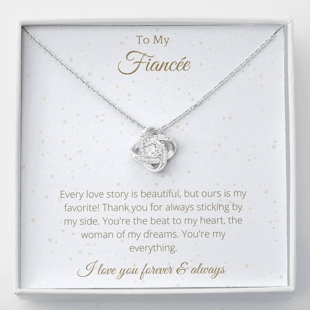 Gift to Future Wife Lovely Knot Necklace - 4Lovebirds